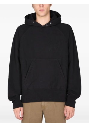 Engineered Garments press-stud hoodie - Black