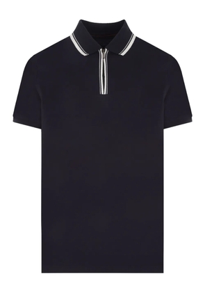 Loro Piana zip-up polo shirt - Blue