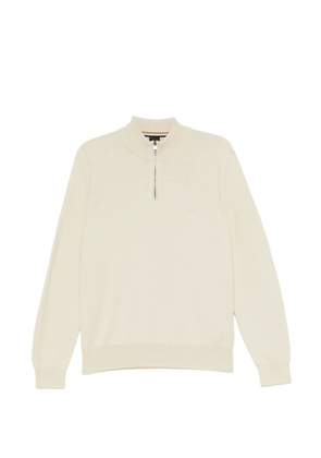 BOSS half-zip jumper - Neutrals