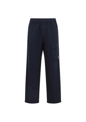 C.P. Company cotton straight-leg trousers - Blue