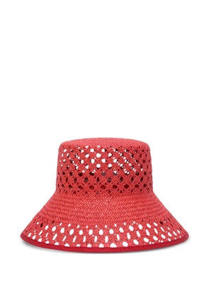 Max Mara perforated hat - Red