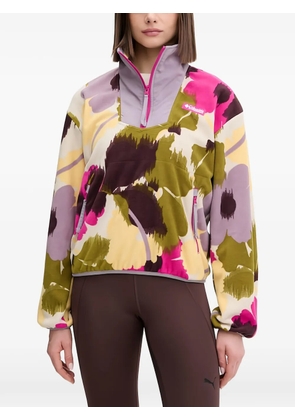 Columbia floral zip top - Pink