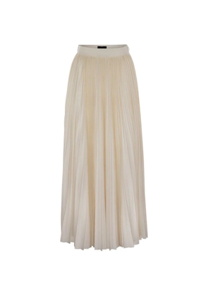 Fabiana Filippi pleated jersey skirt - Neutrals