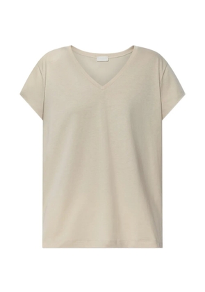 Hanro V-neck T-shirt - Neutrals
