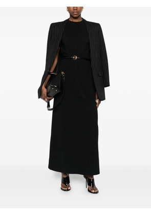 The Frankie Shop shor-sleeves midi dress - Black