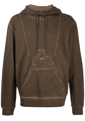 A-COLD-WALL* x Diesel Red Tag acid wash hoodie - Brown