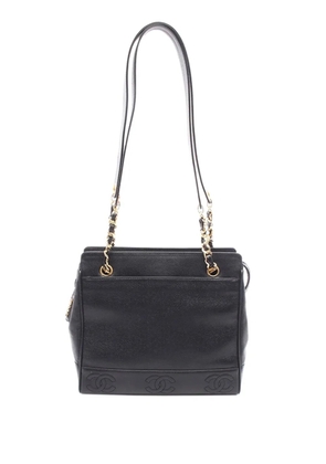CHANEL Pre-Owned 1996-1997 Triple CC Caviar tote bag - Black