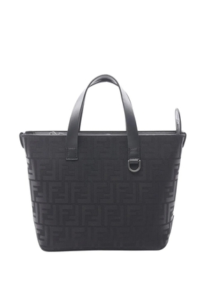 Fendi Pre-Owned 2000-2010 Small FF Canvas tote bag - Black