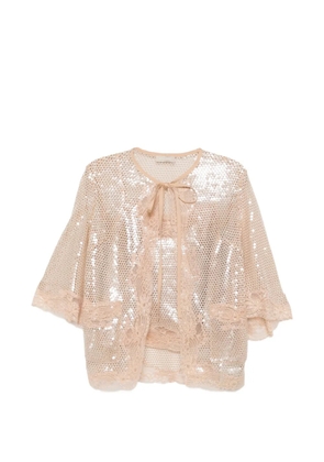 Elie Saab cardigan and top set - Neutrals