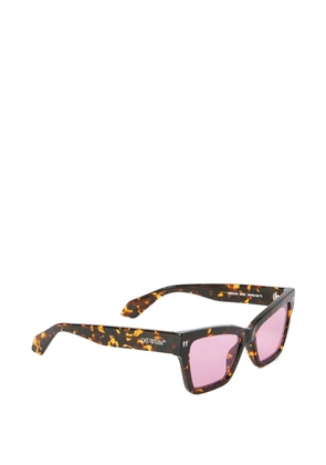 Off-White Eyewear square frame sunglasses - Brown