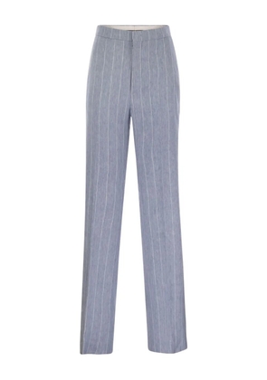Tagliatore Padima pinstripe trousers - Blue