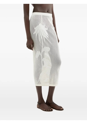 Maccapani seamless print skirt - White