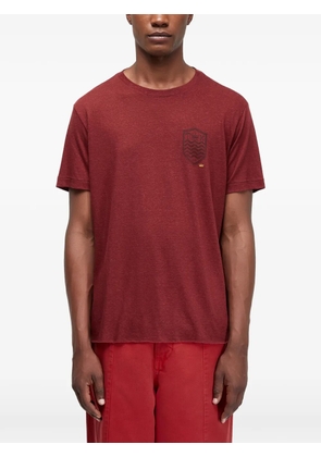 Osklen coat-of-arms T-shirt - Red