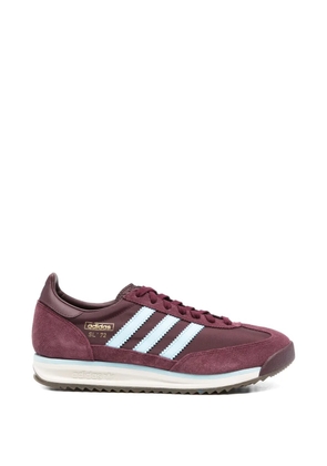 adidas SL 72 RS stripes leather sneakers - Red