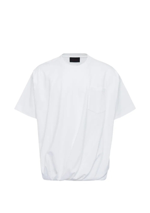 Simone Rocha draped bubble hem T-shirt - White