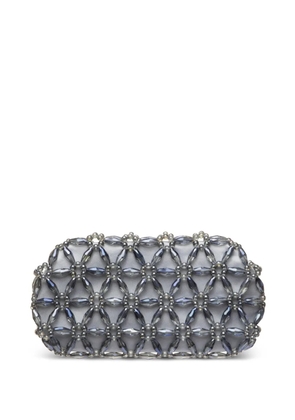 0711 Tebea embellished clutch bag - Grey