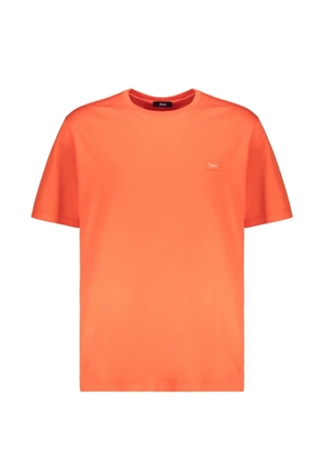 Herno round-neck cotton T-shirt - Orange