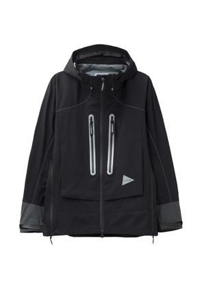 and Wander hooded jacket - Black