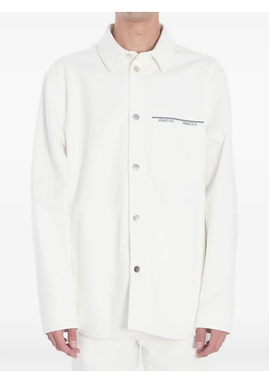 Gucci chest pocket buttoned jacket - Neutrals