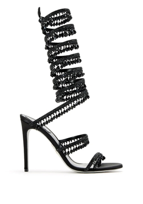 René Caovilla 105mm Chandelier sandals - Black