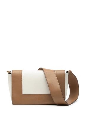 Celine Pre-Owned 2018 Leather Frame shoulder bag - White