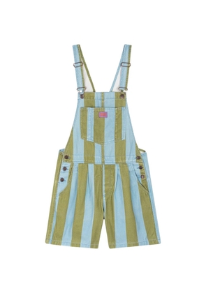 Favorite People Ravioli striped-print playsuits - Blue
