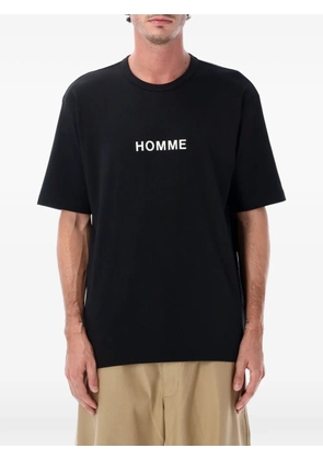 Comme des Garçons Homme Plus logo short-sleeve T-shirt - Black