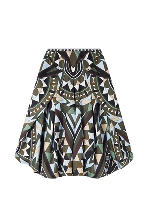 PUCCI geometric-print trousers - Green