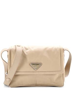 Prada Pre-Owned Padded Flap Shoulder Bag Re-Nylon Small crossbody bag - Neutrals