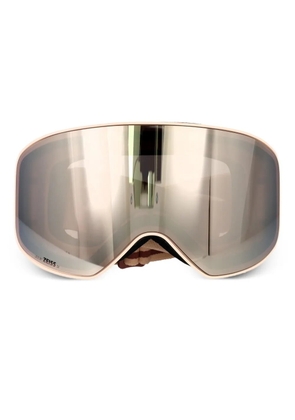 Chloé Eyewear logo-strap ski goggles - Neutrals