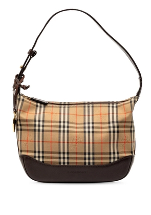 Burberry Pre-Owned 2000-2017 Haymarket Check Canvas shoulder bag - Neutrals