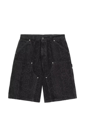 Carhartt WIP OG Doible Knee snake print shorts - Grey