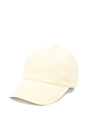 A.P.C. logo hat - Yellow