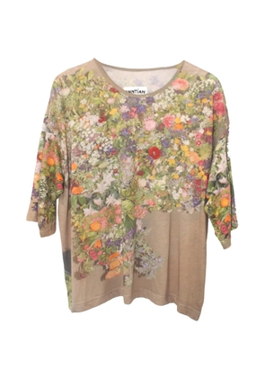 Anntian floral-print T-shirt - Neutrals