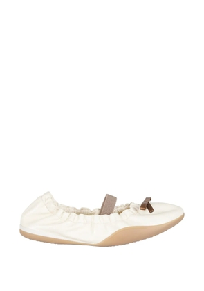 3juin elastic ballet flats - Neutrals