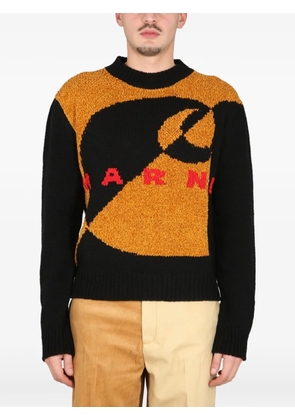 Marni long-sleeve sweater - Black