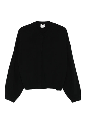Alysi balloon-sleeve cardigan - Black
