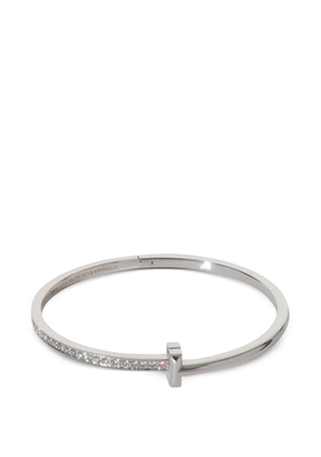 Tiffany & Co. Pre-Owned T T1 narrow hinged diamond bracelet - Silver