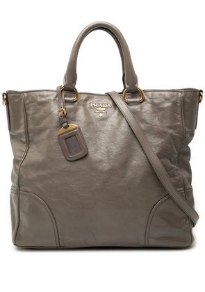 Prada Pre-Owned 2000-2025 Vitello Shine satchel - Brown