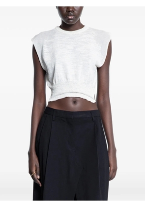 HALOS Eva crop top - White