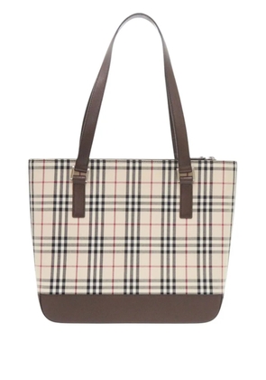 Burberry Pre-Owned 2000-2017 House Check Canvas tote bag - Neutrals