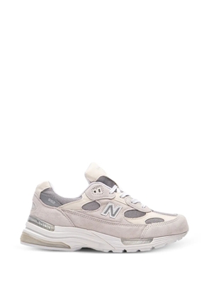 New Balance 992 mesh leather sneakers - Neutrals