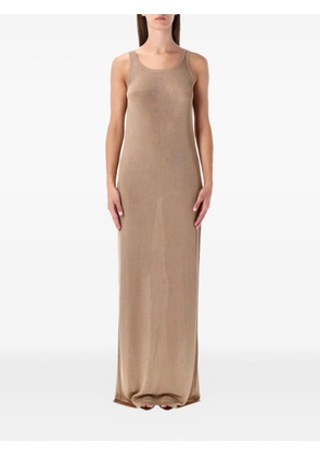 Saint Laurent sleeveless maxi dress - Neutrals