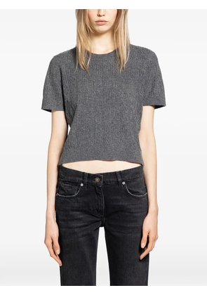 The Garment Como cable-knit top - Grey