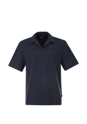 BOSS tcotton polo shirt - Blue