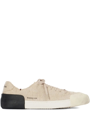 Osklen leather lace-up low-top sneakers - Neutrals