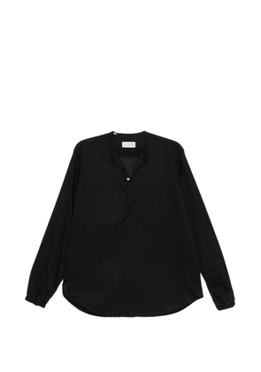 Paura Euclide buttoned long-sleeve shirt - Black