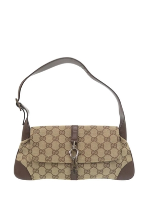 Gucci Pre-Owned 2000-2015 GG Canvas Jackie O Flap shoulder bag - Neutrals