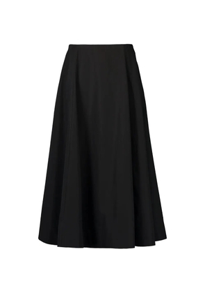 Adam Lippes Rene zip-fastening skirt - Black