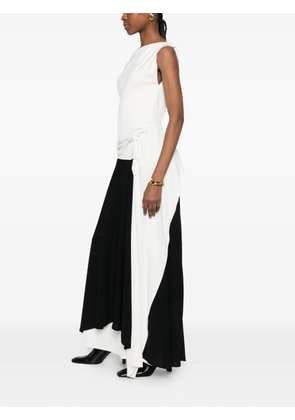 Proenza Schouler Dallah draped midi dress - White
